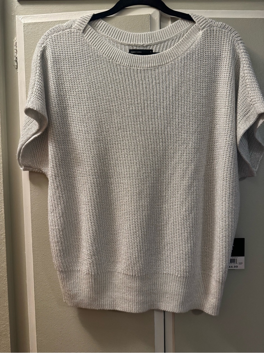 Women's Short-Sleeve Knit Sweater